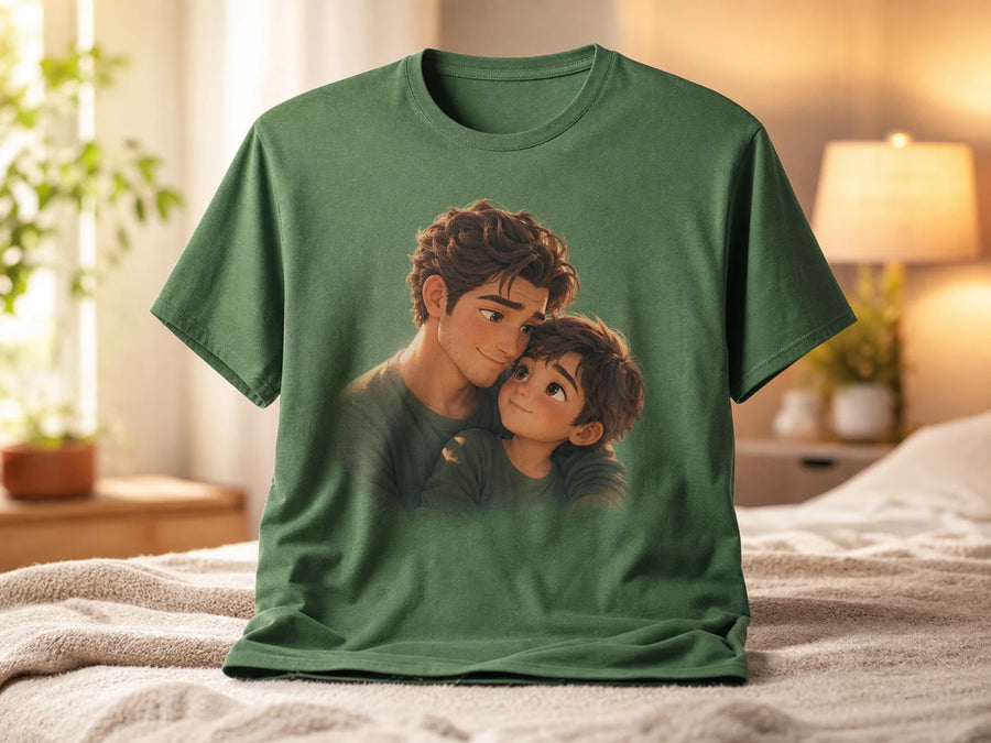 T-shirt photo personnalisé avec portrait anime 3D imprimé